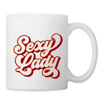 Sexy Lady | Farben änderbar - Tasse - Weiß - Rechts