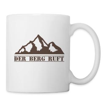 Der Berg ruft - Tasse - Weiß - Rechts