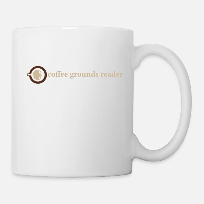 Reading coffee grounds is cool - Mug - white