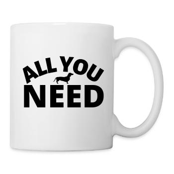 tout ce dont vous avez besoin Teckel Chien Teckel - Mug blanc - blanc - Droite