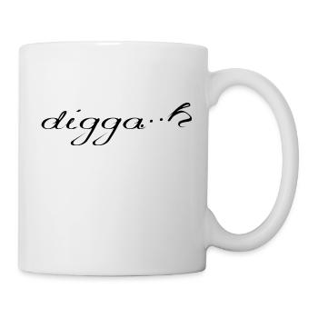 diggah - Tasse - Weiß - Rechts