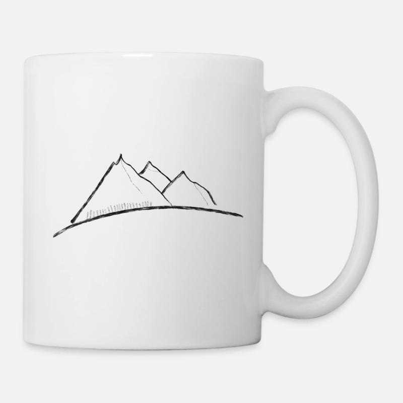 Mountain Range - Mug - white