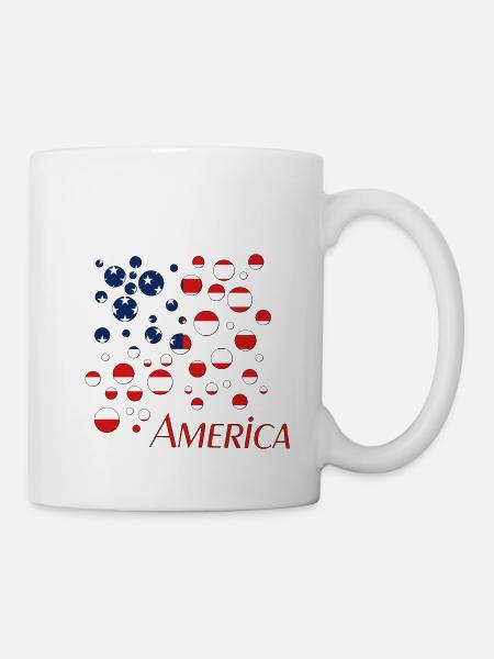 America - Tasse - Weiß