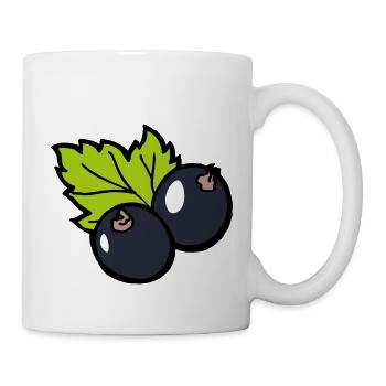 Cassis BlackCurrant Funny Gift Fruit - Mug - white - Right