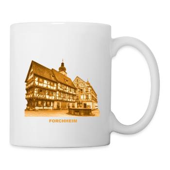 Forchheim Franken Bayern Magistratsbau Kirche - Tasse - Weiß - Rechts