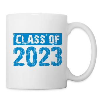 Class of 2023 - Schule Abitur Schüler Klasse Kind - Tasse - Weiß - Rechts