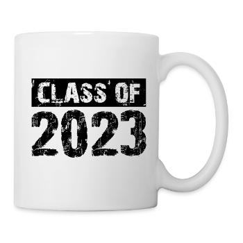 Class of 2023 - Schule Abitur Schüler Klasse Kind - Tasse - Weiß - Rechts
