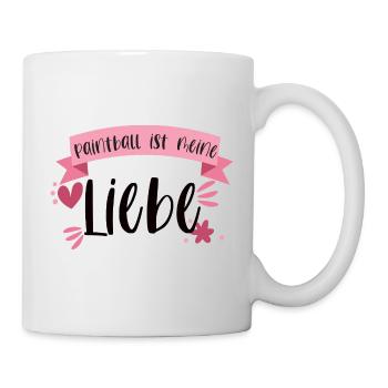 Paintball Paintballer Gotcha Liebe Geschenk - Tasse - Weiß - Rechts
