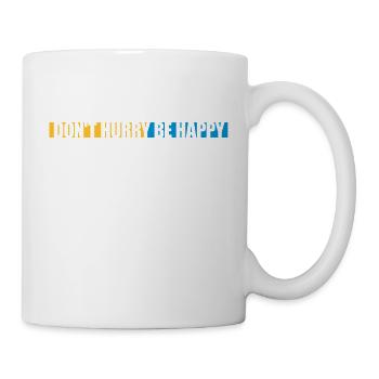 Don't hurry be happy - Mug - white - Right