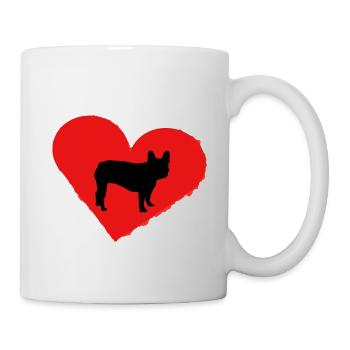 Frenchie, Bully, Bouledogue français, Cadeau - Mug blanc - blanc - Droite