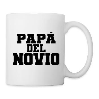 Papa del Novio Groom's Father Wedding Gift - Mug - white - Right