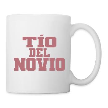 Tio del Novio Bräutigams Onkel Männer Hochzeitsgeschenk - Tasse - Weiß - Rechts
