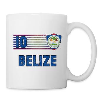 Belize Fußball Mannschaft - Tasse - Weiß - Rechts