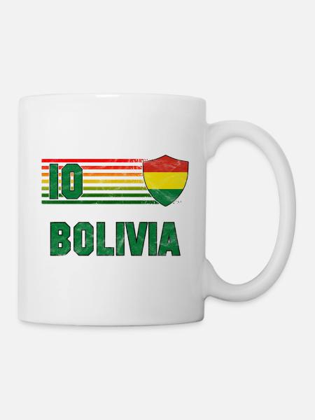 Bolivien Fußball Mannschaft - Tasse - Weiß