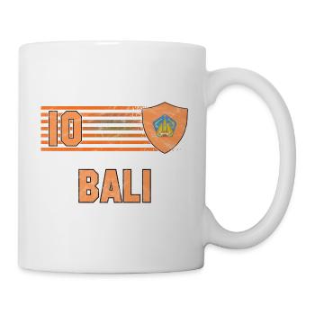 Bali Fußball Mannschaft - Tasse - Weiß - Rechts