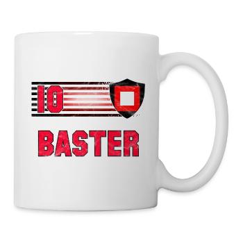 Équipe de football de Baster - Mug blanc - blanc - Droite