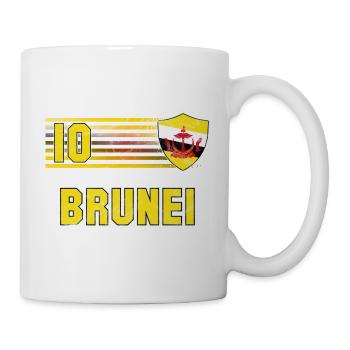 Brunei Fußball Mannschaft - Tasse - Weiß - Rechts