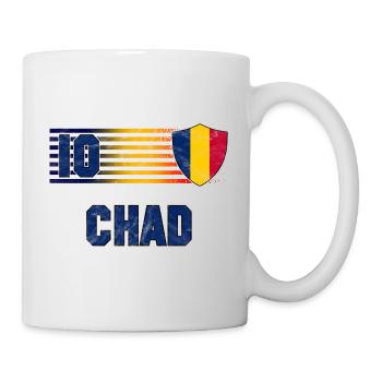 Équipe du Tchad de football - Mug blanc - blanc - Droite