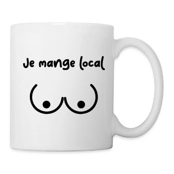 Body bébé humour - Mug blanc - blanc - Droite