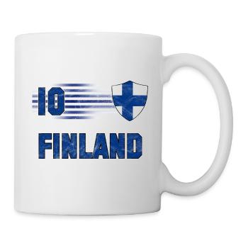 Équipe de Finlande de football - Mug blanc - blanc - Droite