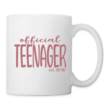 Official Teenager Est. 2010 Cool 13th Birthday - Mug blanc - blanc - Droite