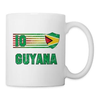 Équipe du Guyana de football - Mug blanc - blanc - Droite