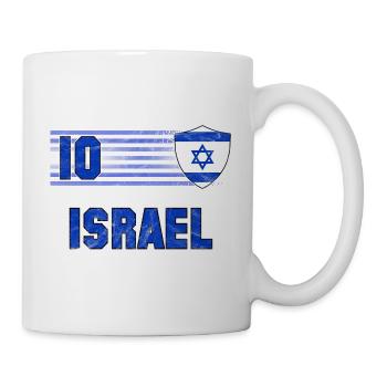 Équipe d’Israël de football - Mug blanc - blanc - Droite