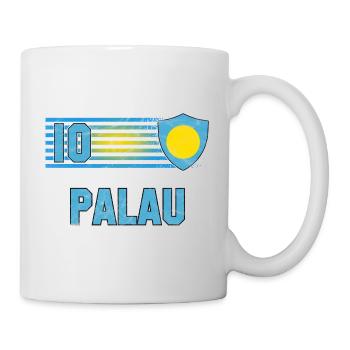 Palau Fußball Mannschaft - Tasse - Weiß - Rechts