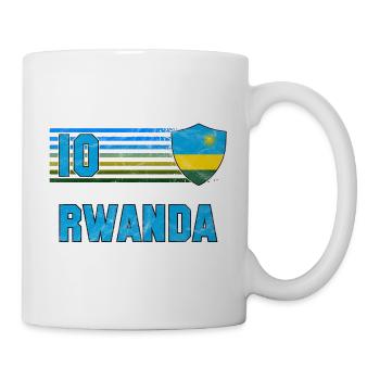 Ruanda Fußball Mannschaft - Tasse - Weiß - Rechts