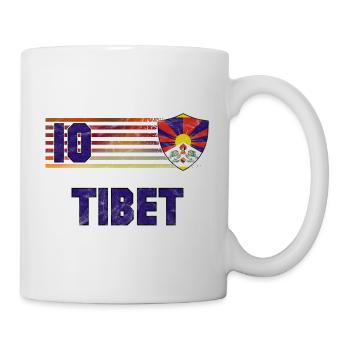Équipe du Tibet de football - Mug blanc - blanc - Droite