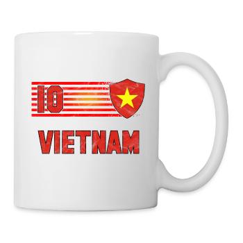 Équipe du Vietnam de football - Mug blanc - blanc - Droite