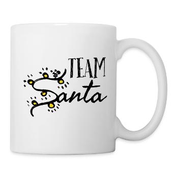 Team santa. Noël en famille. Team père Noël. - Mug blanc - blanc - Droite