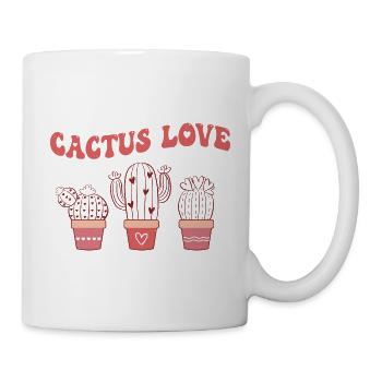 Cactus Love - Tasse - Weiß - Rechts