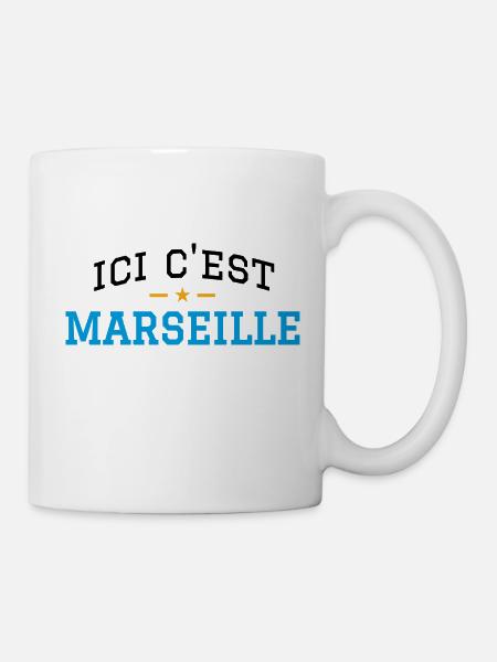 Ici c'est Marseille - Mug blanc - blanc