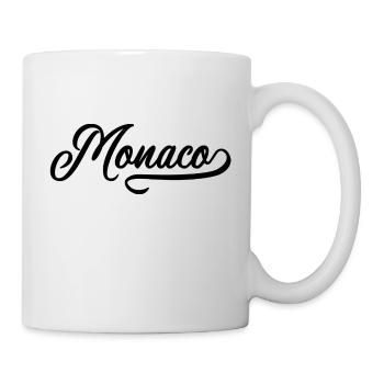 Vintage Monaco - Tasse - Weiß - Rechts