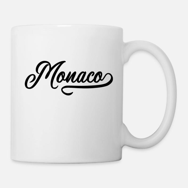 Vintage Monaco - Tasse - Weiß