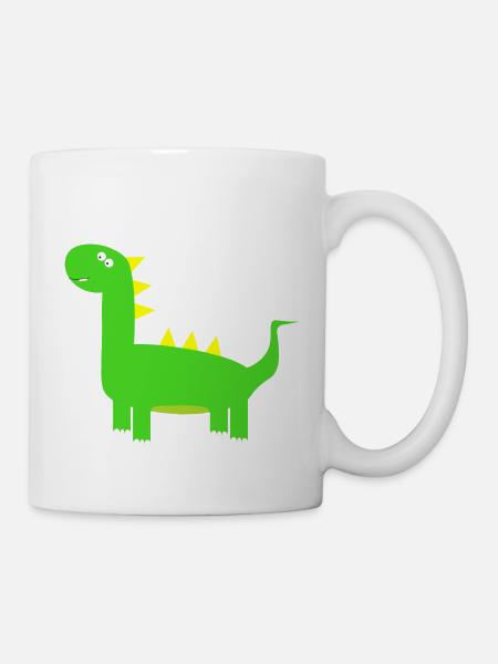 süßer Dino - Tasse - Weiß