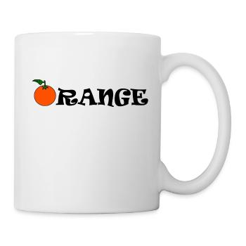 Orange - Tasse - Weiß - Rechts