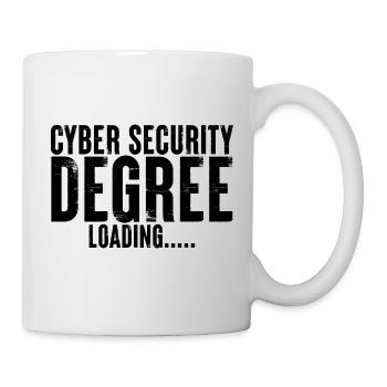 Cyber Security Degree Loading - Mug - white - Right
