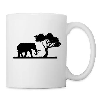 Safari Zoo Animaux Faune - Mug blanc - blanc - Droite