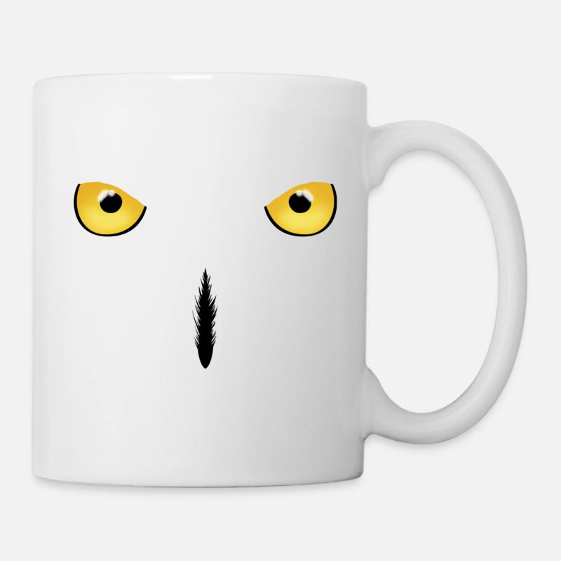 Schneeeule Eule Snowy Owl - Tasse - Weiß