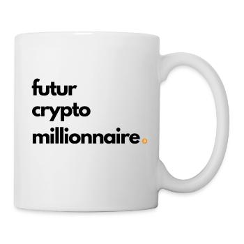 Futur crypto millionnaire - Idée cadeau originale - Mug blanc - blanc - Droite