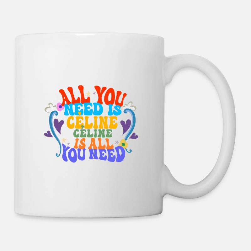 Céline - Mug blanc - blanc