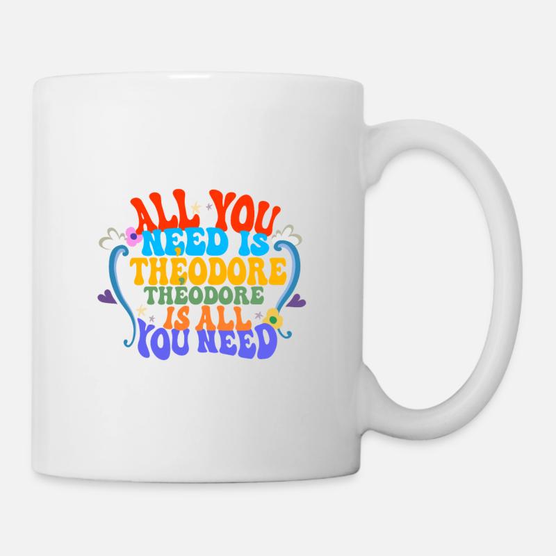 Théodore - Mug blanc - blanc