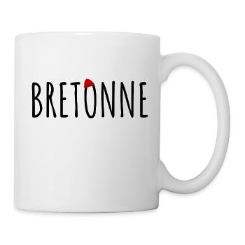Bretonne Bonnet rouge - Mug blanc - blanc - Droite