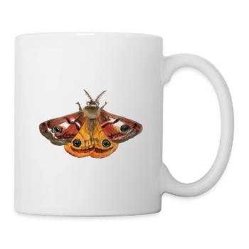 kleines nachtpfauenauge - Tasse - Weiß - Rechts