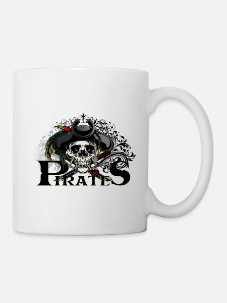 Pirates - Tasse - Weiß