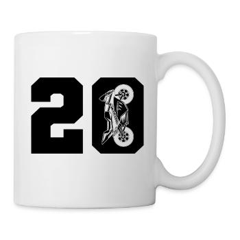 20 Moto Biker Motorcycle - Mug - white - Right