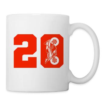 20 Moto Biker Motorcycle - Mug - white - Right