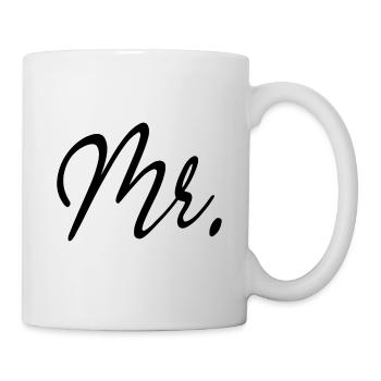 Mr. Matching Paar Verlobung Hochzeit Flitterwochen - Tasse - Weiß - Rechts